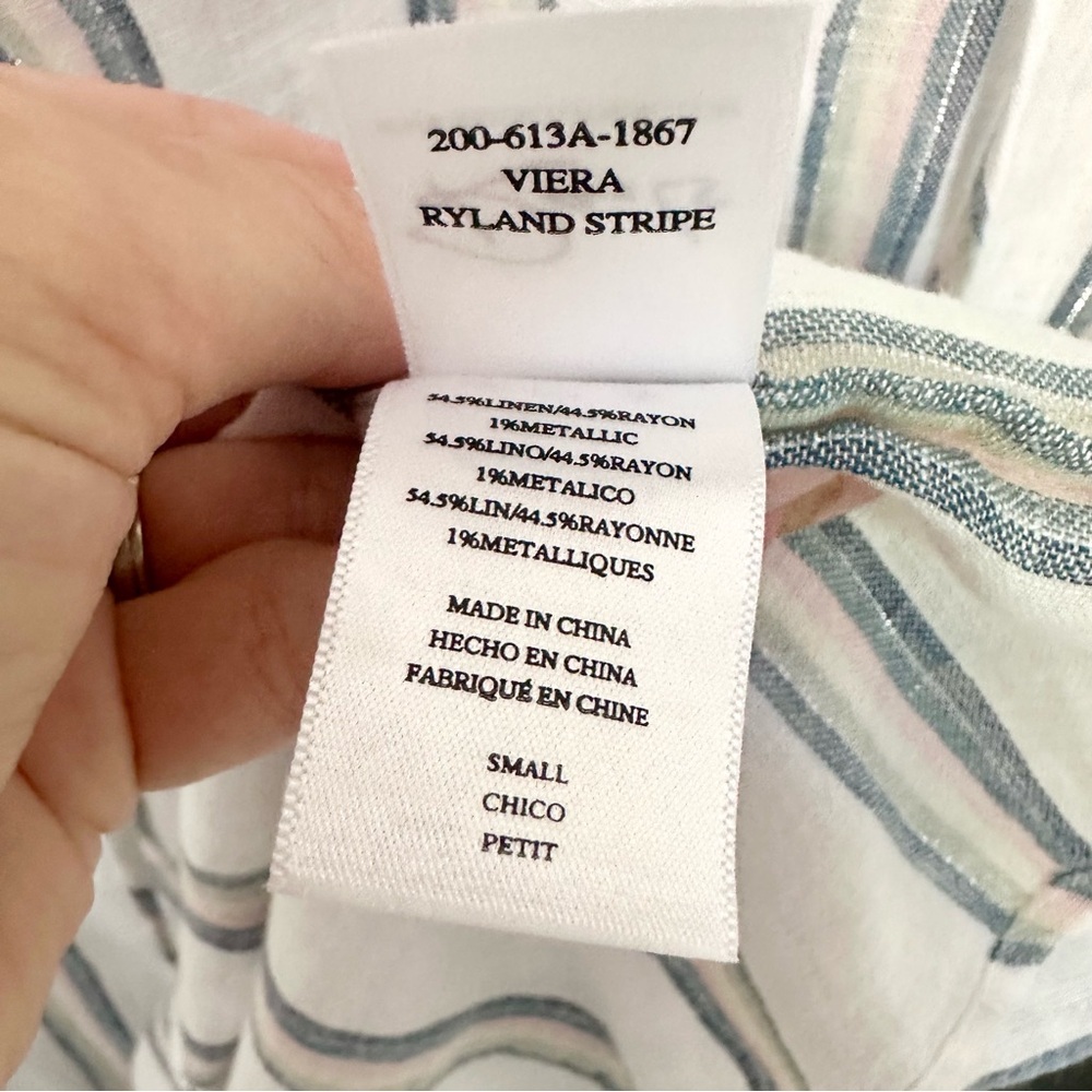 Rails Viera Top Ryland Stripe Women’s Small - Picture 8 of 9